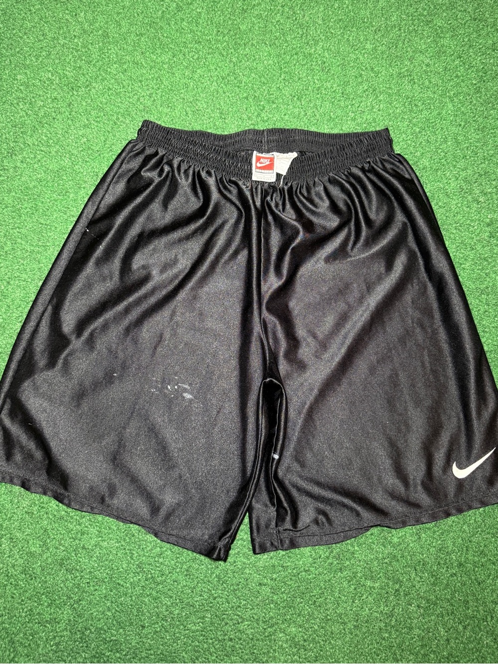 Vintage 90s Nike Black Mesh Shorts, Basketball Summer Athletic (Large)